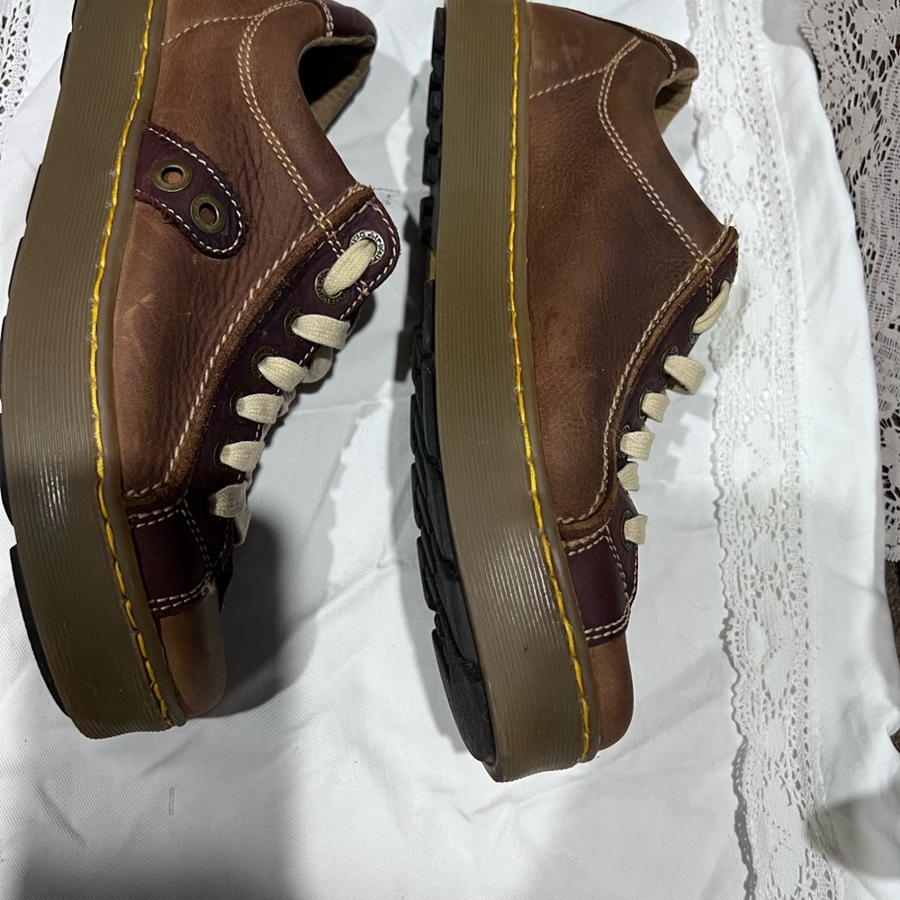 Vintage 90s Dr Martens Air Ware Leather Shoes - Picture 7 of 12